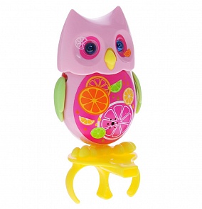 Сова с кольцом, розовая с желтыми крыльями (Silverlit, 88285-4)